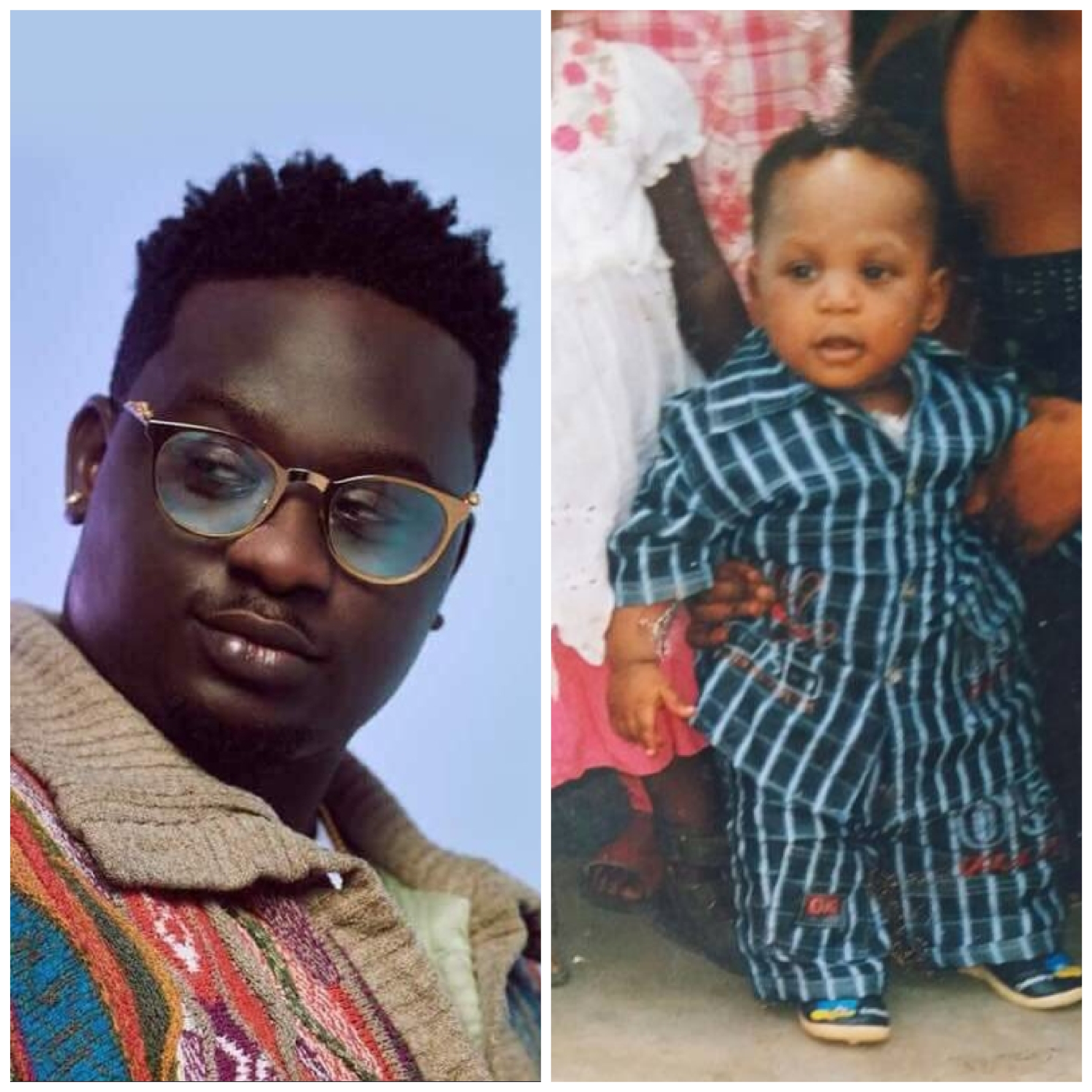 Wande Coal (left) and Joseph at one and a half years.