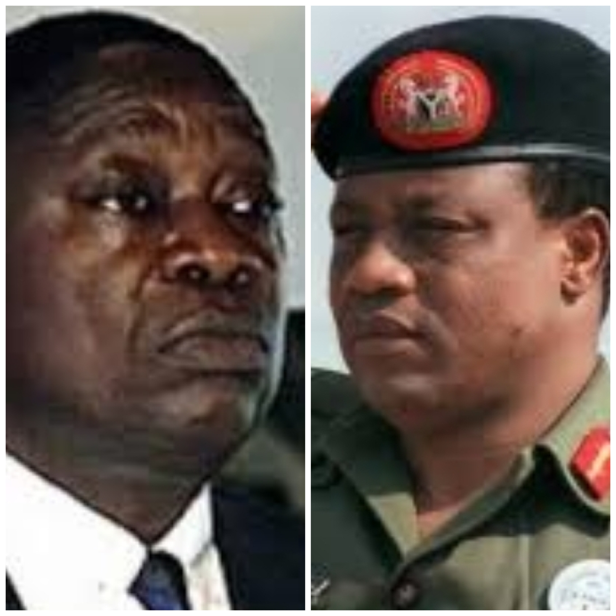 Abiola (left) and Gen Ibrahim Babangida who annulled the June 12 election