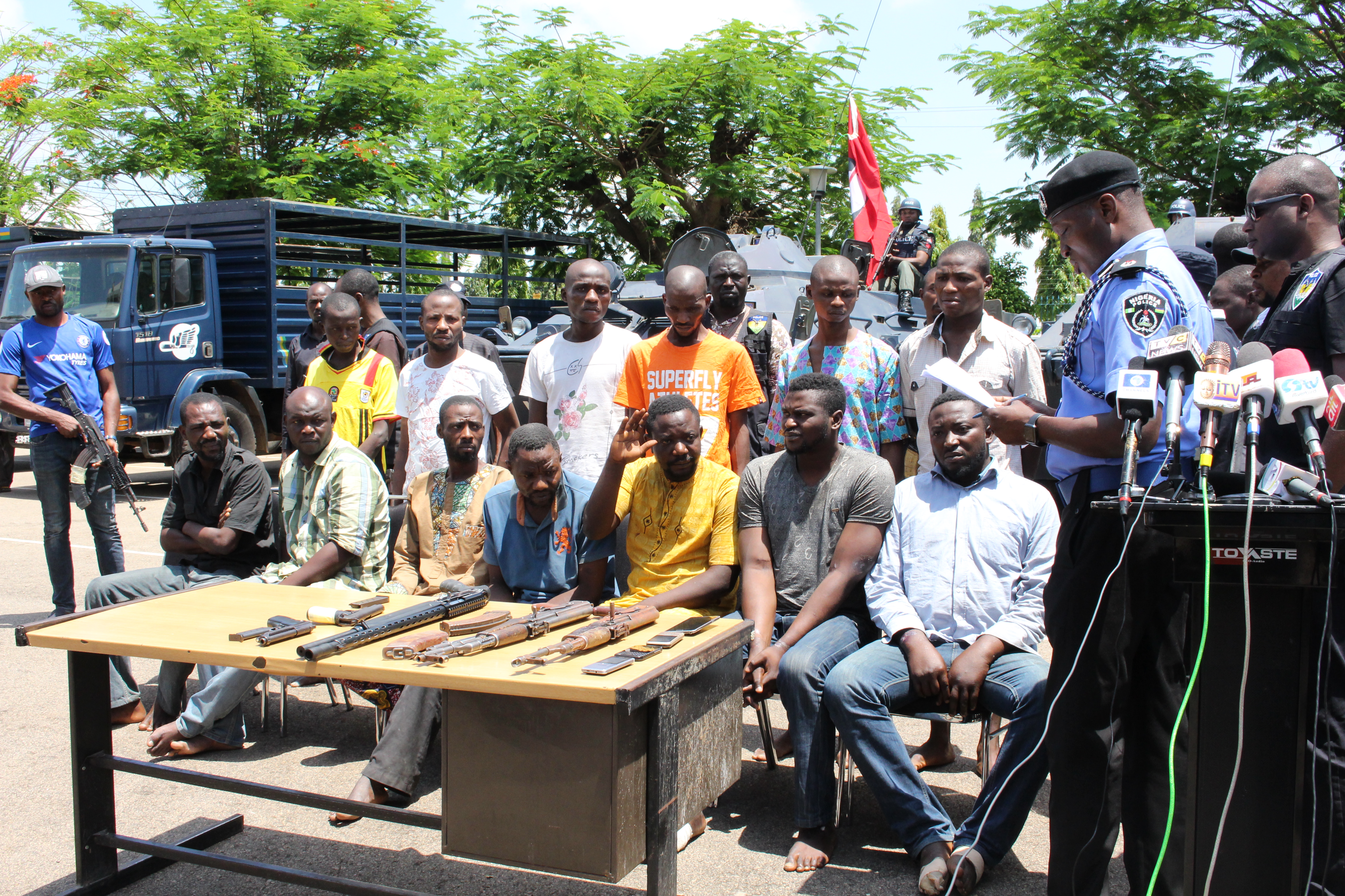 The Offa Bank Robbery Suspects in Police net