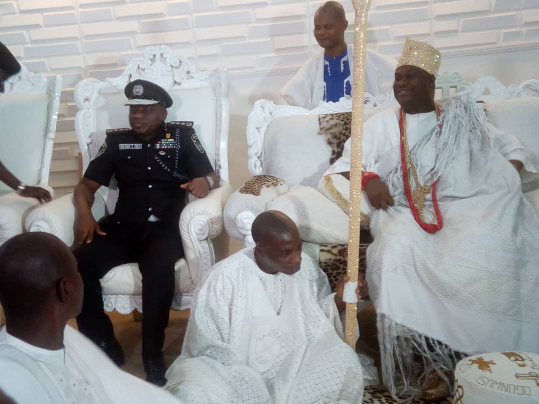 IGP Idris (Left) with the Ooni