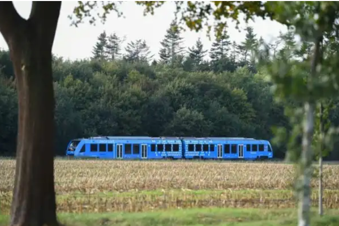 Hydrogen-powered train