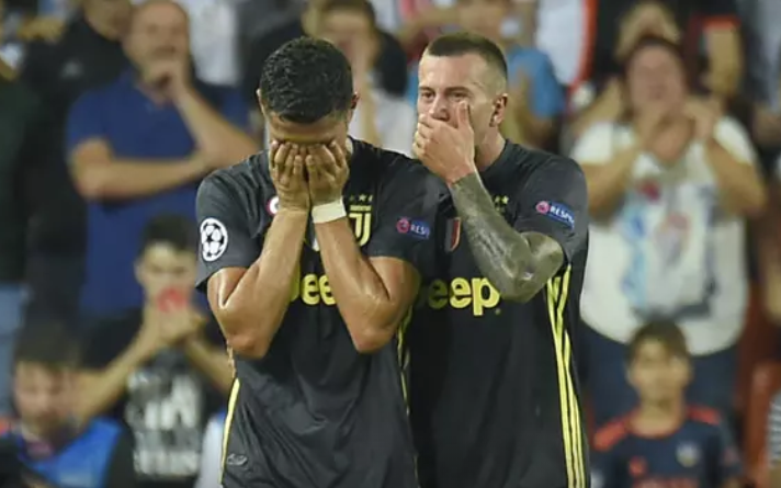 Ronaldo in tears