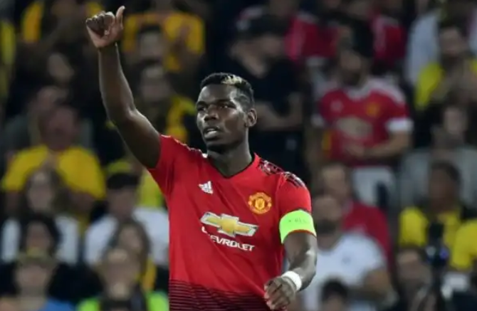 Paul Pogba scored a brace for Manchester United in Bern Switzerland against Young Boys.