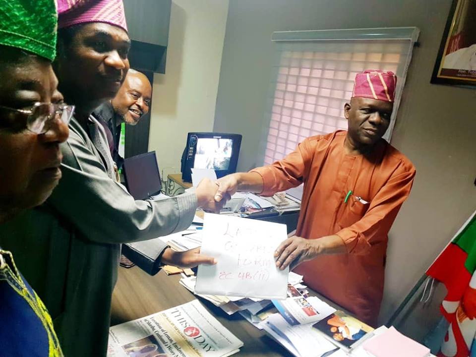 Femi Hamzat running as Sanwo-Olu's Deputy.