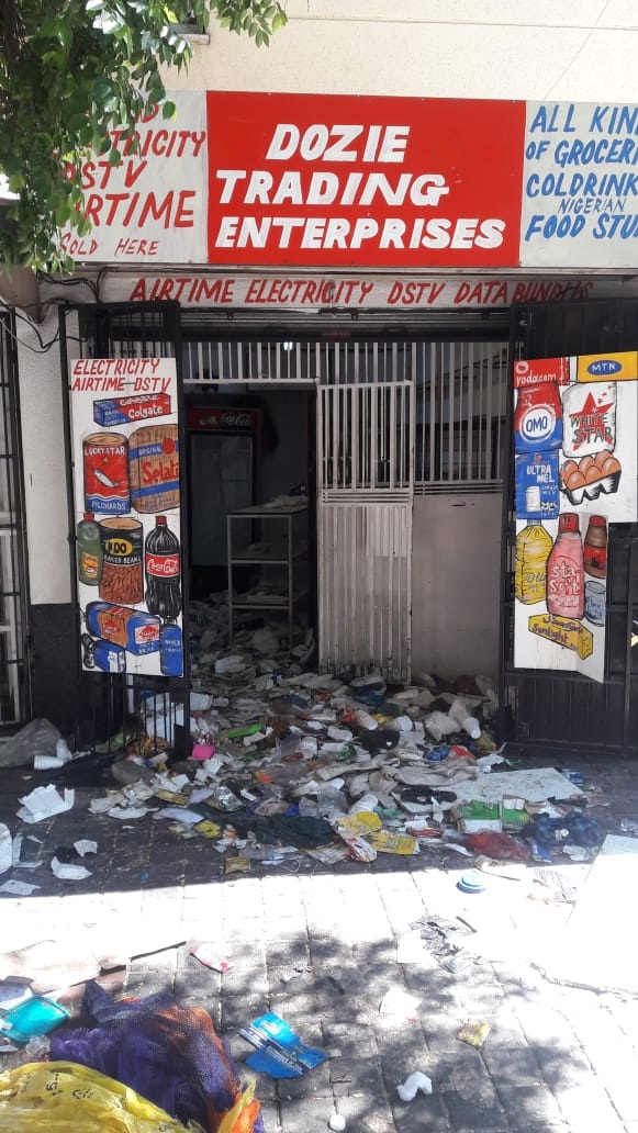 Nigerian-owned shops burnt in South Africa