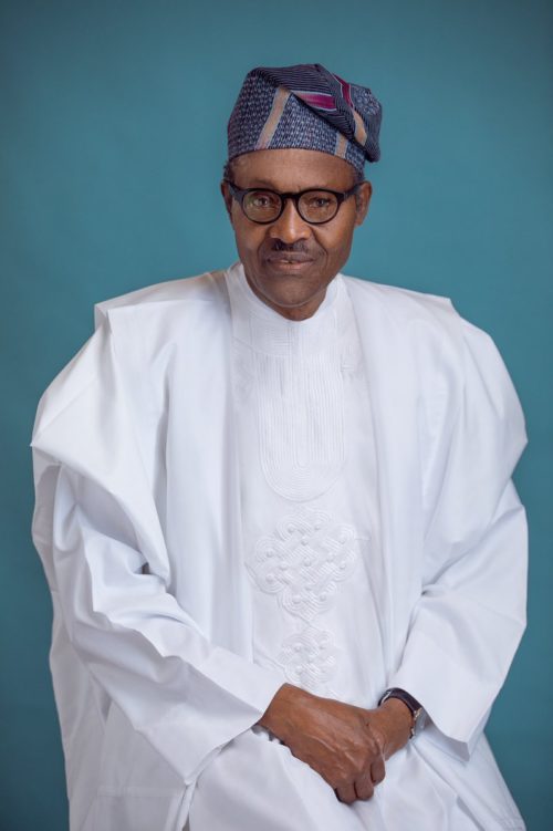 President Buhari, In a campaign mode on Twitter