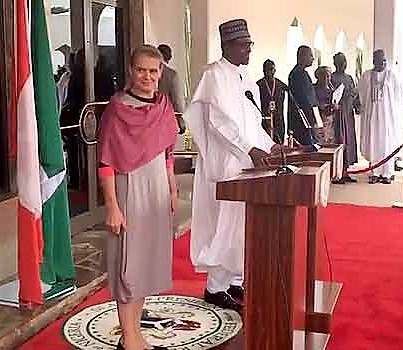 The Governor-General of Canada, Ms Julie Payette with President Buhari