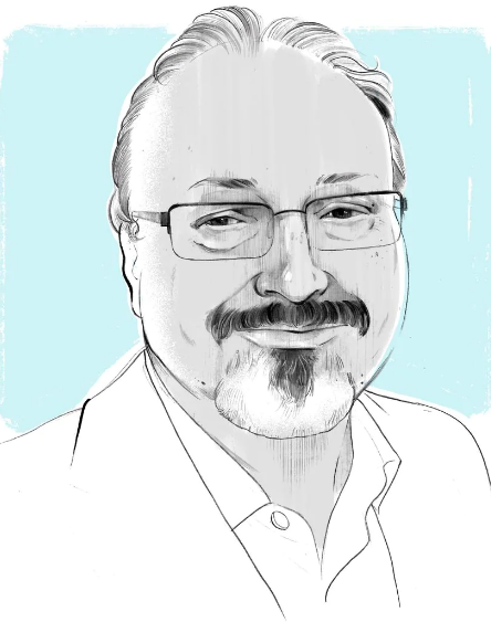 The slain Jamal Khashoggi