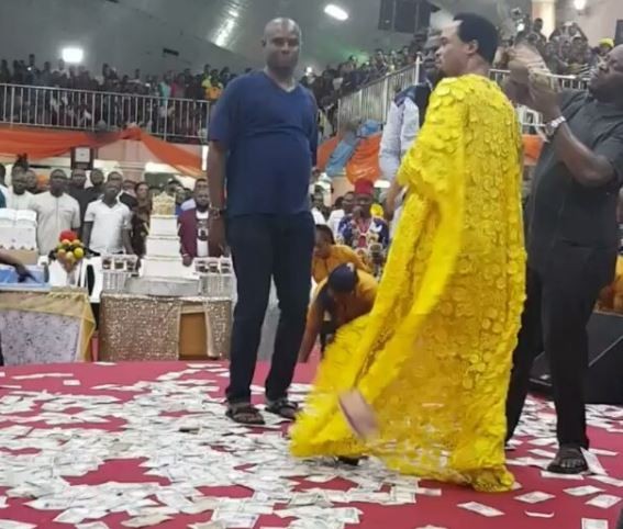 Prophet Chukwuemeka Udumeje during the birthday celebration.