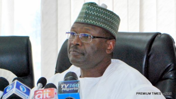 INEC chairman Professor Mahmood Yakubu