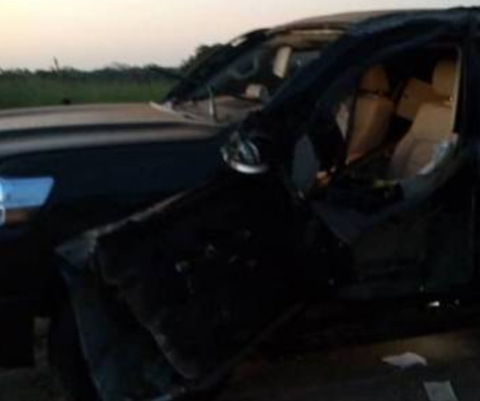 Buratai's vehicle involved in the accident.