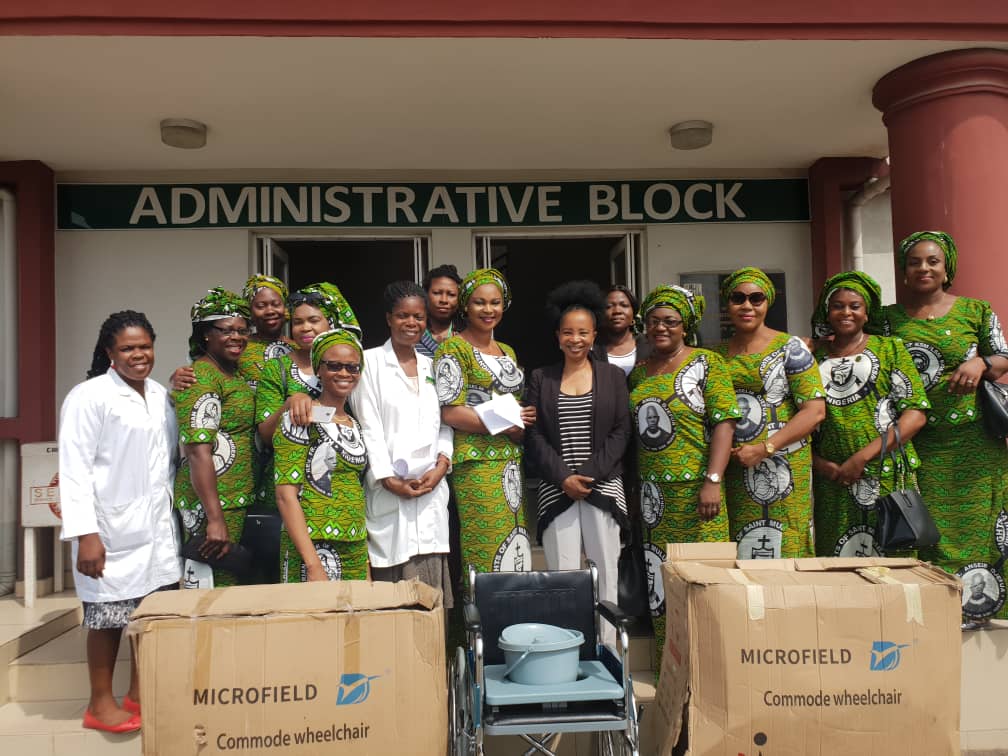 Ladies of the Order of Knights of St. Mulumba, provides medical service equipment to aid healthcare delivery in Lagos State