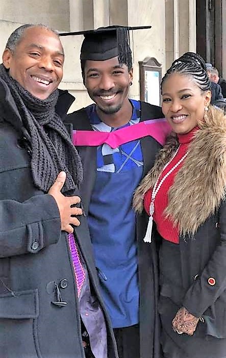 Proud parents, Femi and wife celebrate with Made at Trinity College of Music