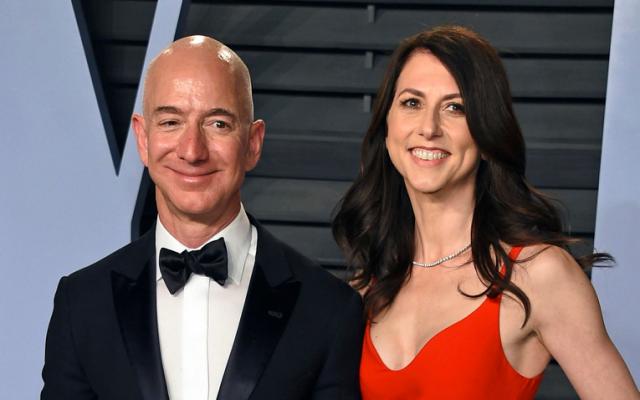 Jeff Bezos and MacKenzie Bezos