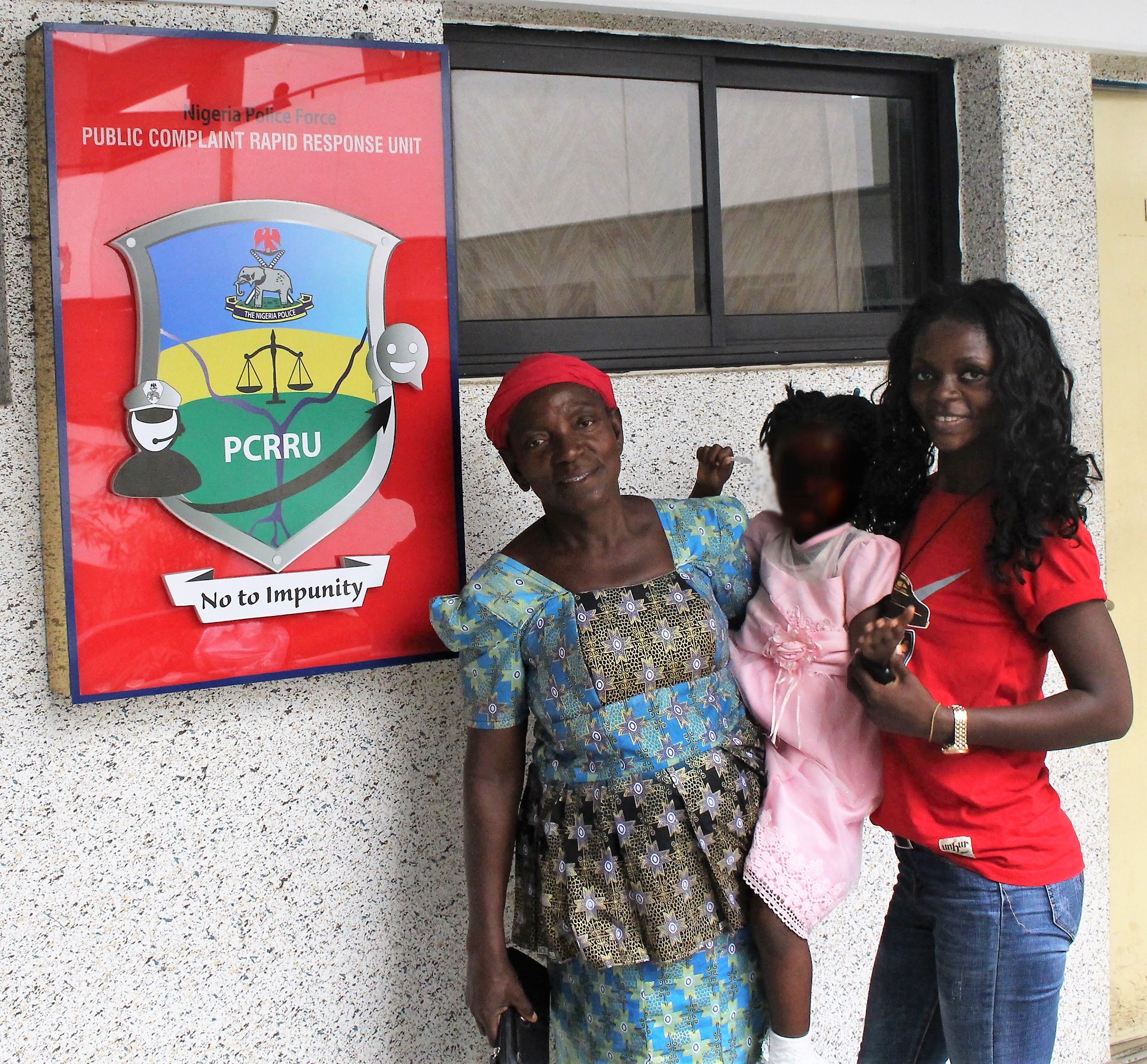 Happy Reunion, Ms. Efoma Igwe, right, with her daughter and mother