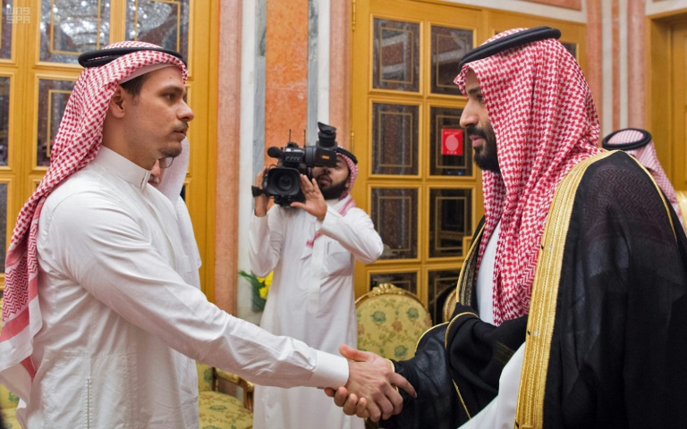 Salah Khashoggi with Crown Prince Salman