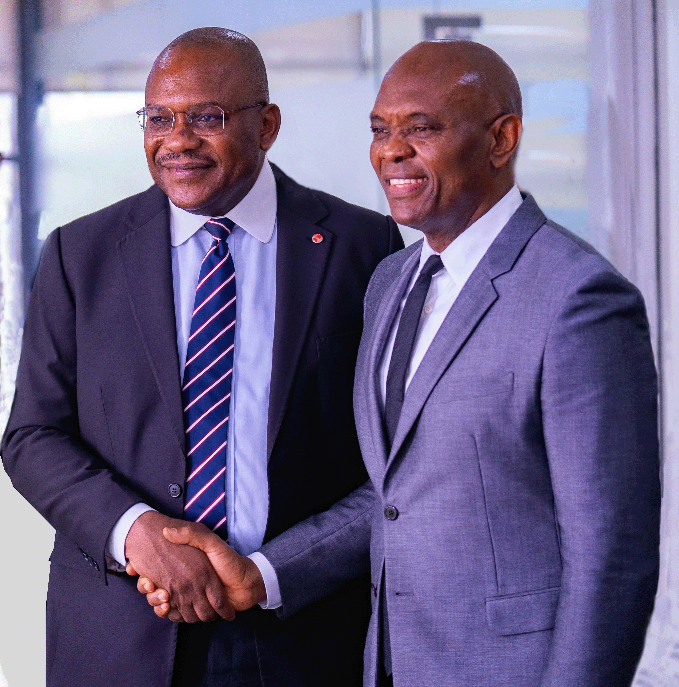 Right: The Chairman of Heirs Energies, Tony Elumelu with the MD/CEO, Osa Igiehon.