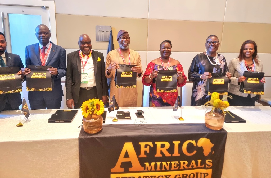 Dr Dele Alake (centre) with other African Mining Ministers at the 30th edition of Investing in Africa Indaba, Cape Town, South Africa.